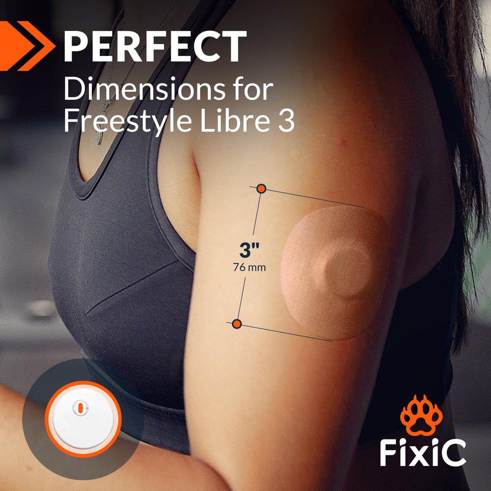 Breathable cotton material in Fixic patch comforts the skin