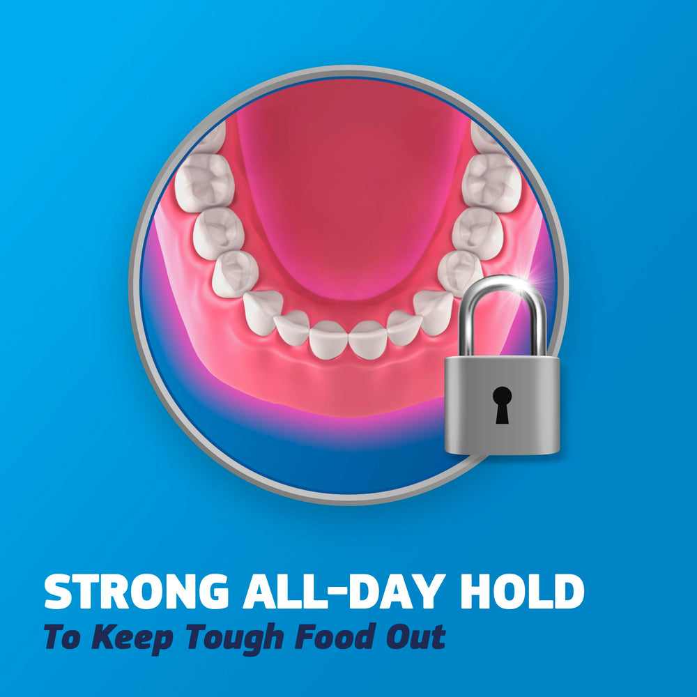 Smooth application of Fixodent Complete Original for secure denture wear