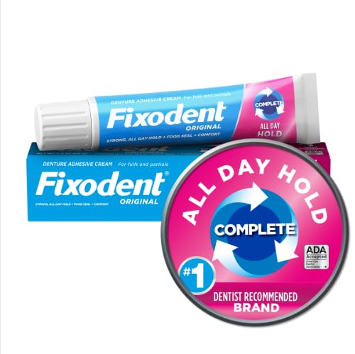 Fixodent Original 4-pack box emphasizes value and consistent performance.