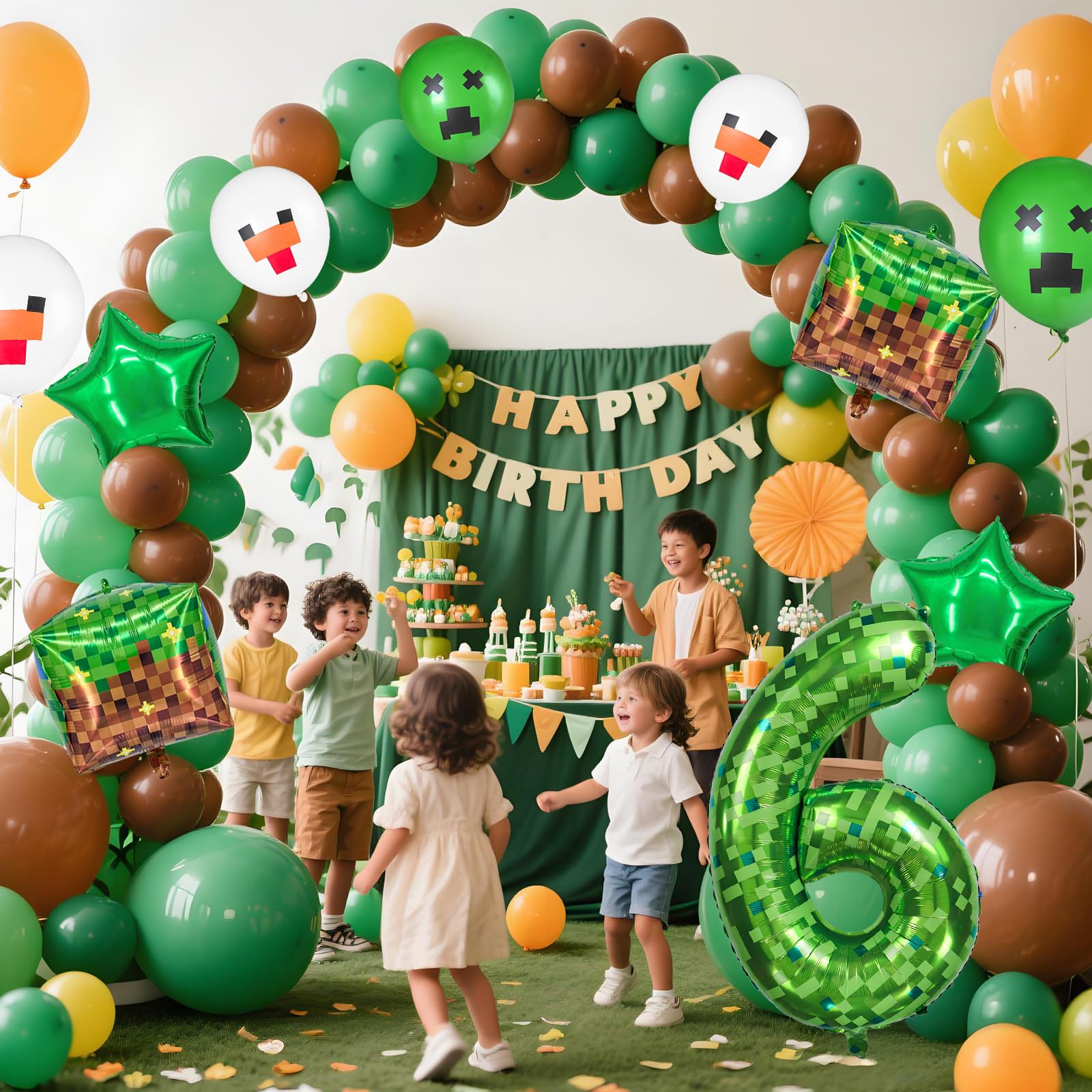FJZEPIN digits 0-9 balloon set enables custom age and milestone displays.
