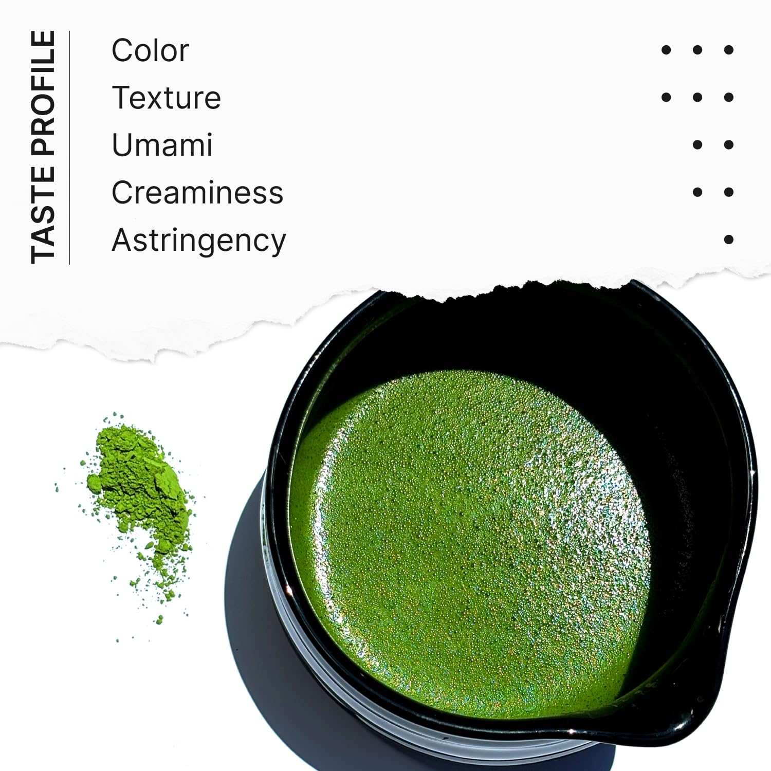 FKRO Saemidori leaves close-up highlighting single-origin quality.