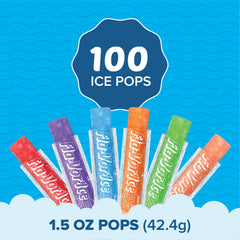 Fla-Vor-Ice pops-being-pushed-up demonstrates easy, mess-free serving for kids.
