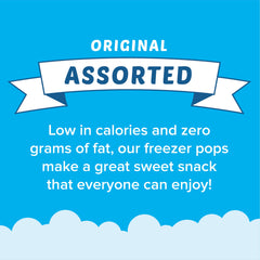 Fla-Vor-Ice real-fruit-juice emphasizes natural flavors for tasty treats.