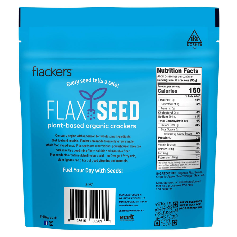 Flackers cracker close-up showing crisp texture for quick munching.