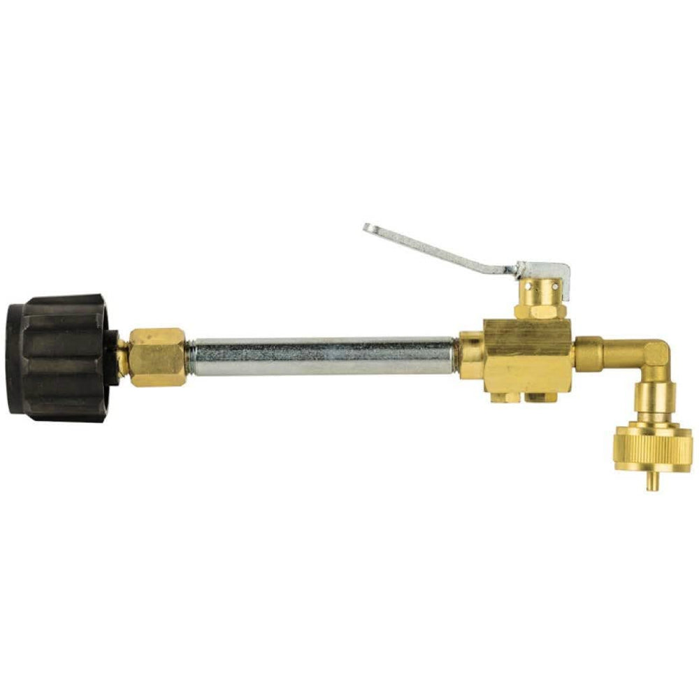 Flame King safety features ensure controlled flow and leak prevention.