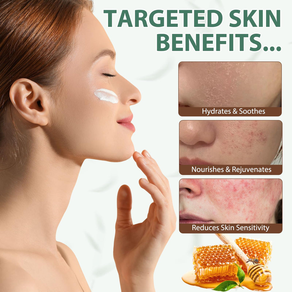 FlameBeauty texture close-up reveals creamy, luxurious feel for daily moisture