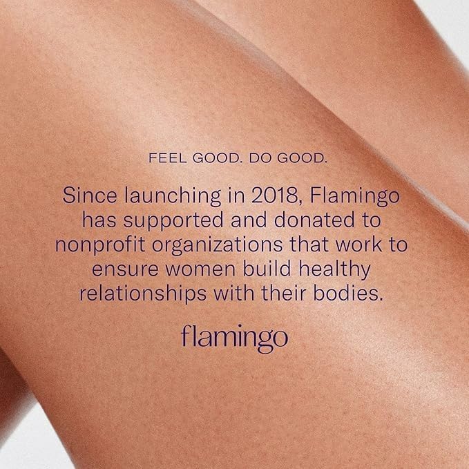 Flamingo post-removal care steps for healthy-looking skin.