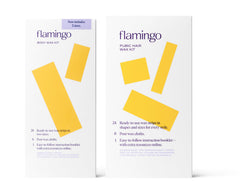 Flamingo Wax Kit body no-heat strips for easy at-home hair removal.