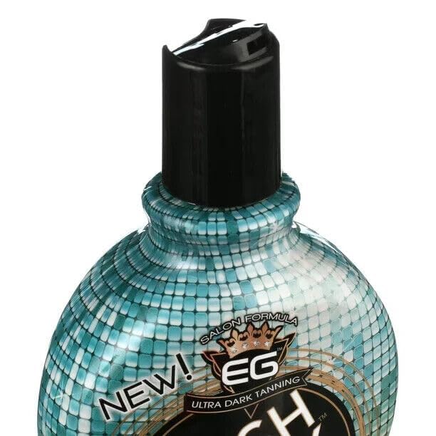 Flash Black European Gold 4000X skin-conditioning formula nourishes skin during sessions.