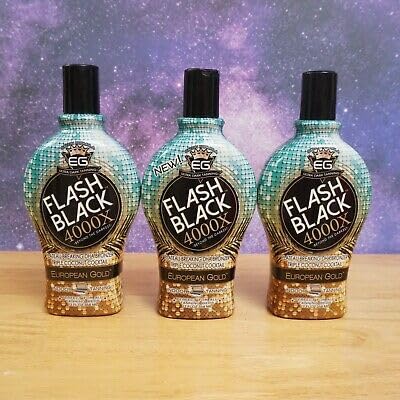 Flash Black European Gold 4000X Tiger Grass complex helps keep tattoos vibrant.
