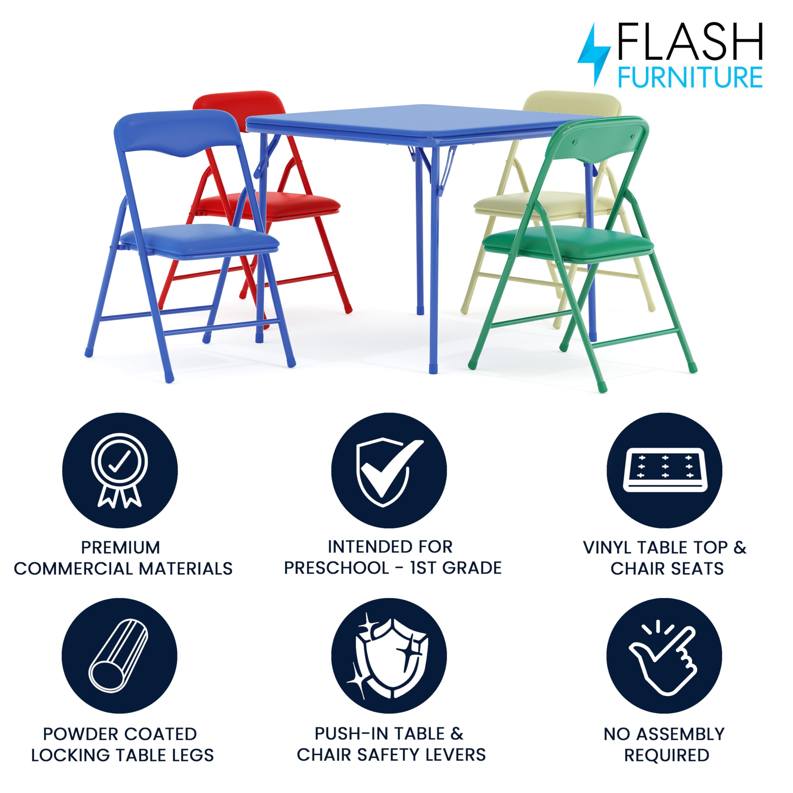 Flash Furniture Mindy chair dimensions support comfortable seating for early learners