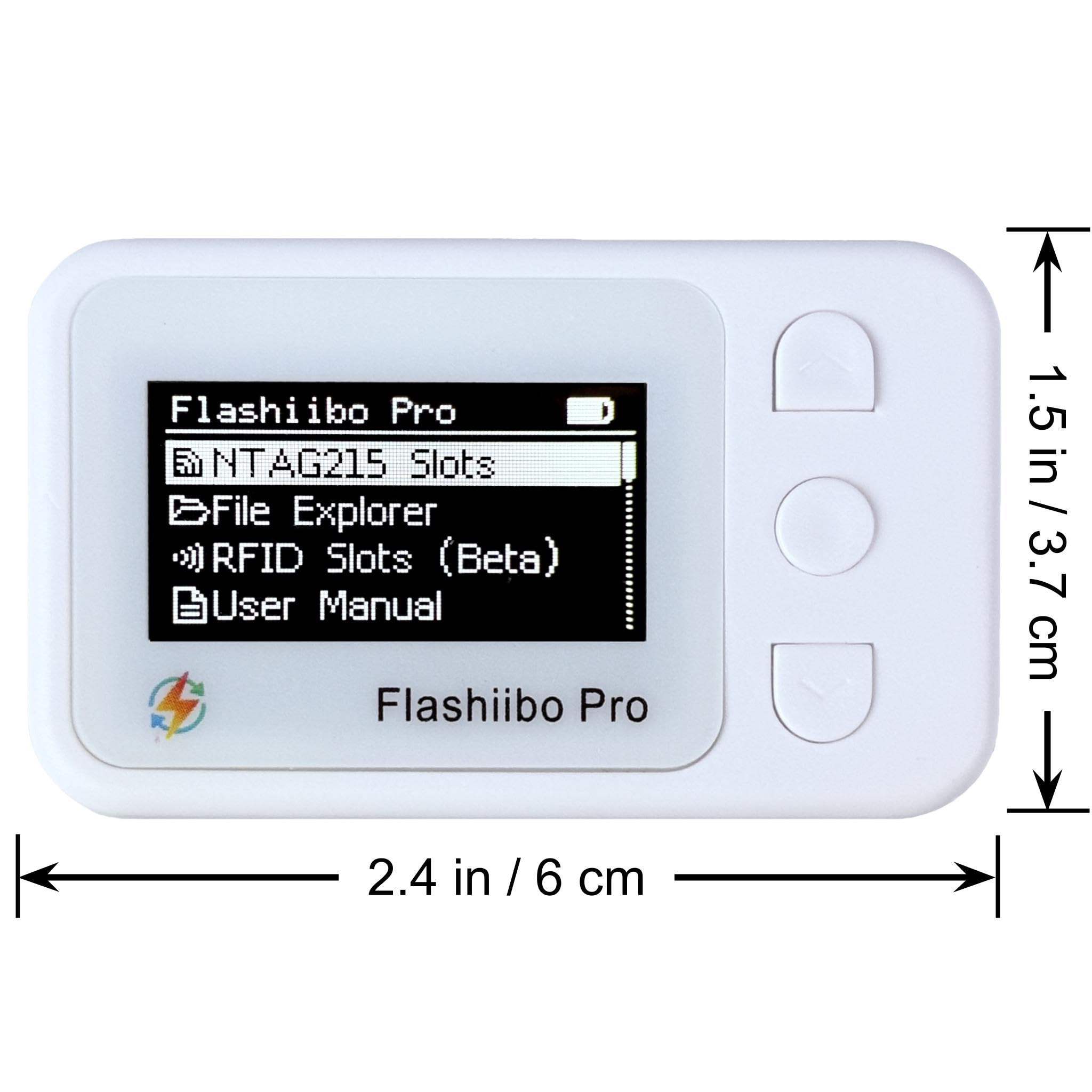 Flashiibo Pro NFC Emulator durable controls provide reliable tactile feedback during play.