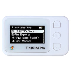 Flashiibo Pro NFC Emulator front view for portable Switch saves.