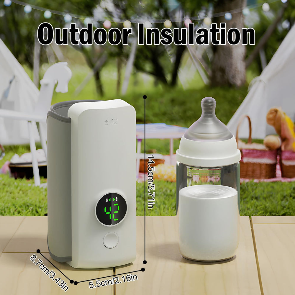 Flashstar bottle warmer battery indicator shows when to recharge, ensuring uninterrupted feeds.