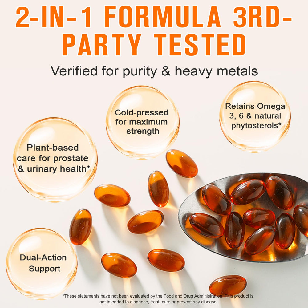 Flasture 300 softgels per pouch image conveys a generous three-month supply.
