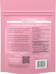 Flat Tummy Weekend Cleanse Tea boxed packaging for easy purchase.