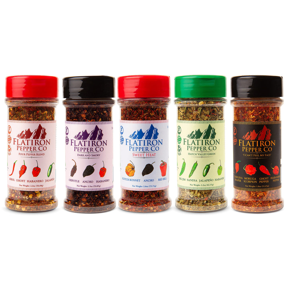 Flatiron Spice Hatch Green Chile Flakes add depth to stir-fries.