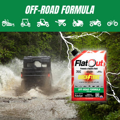 FlatOut QuickStrike Kevlar fibers reinforce the seal for durability.
