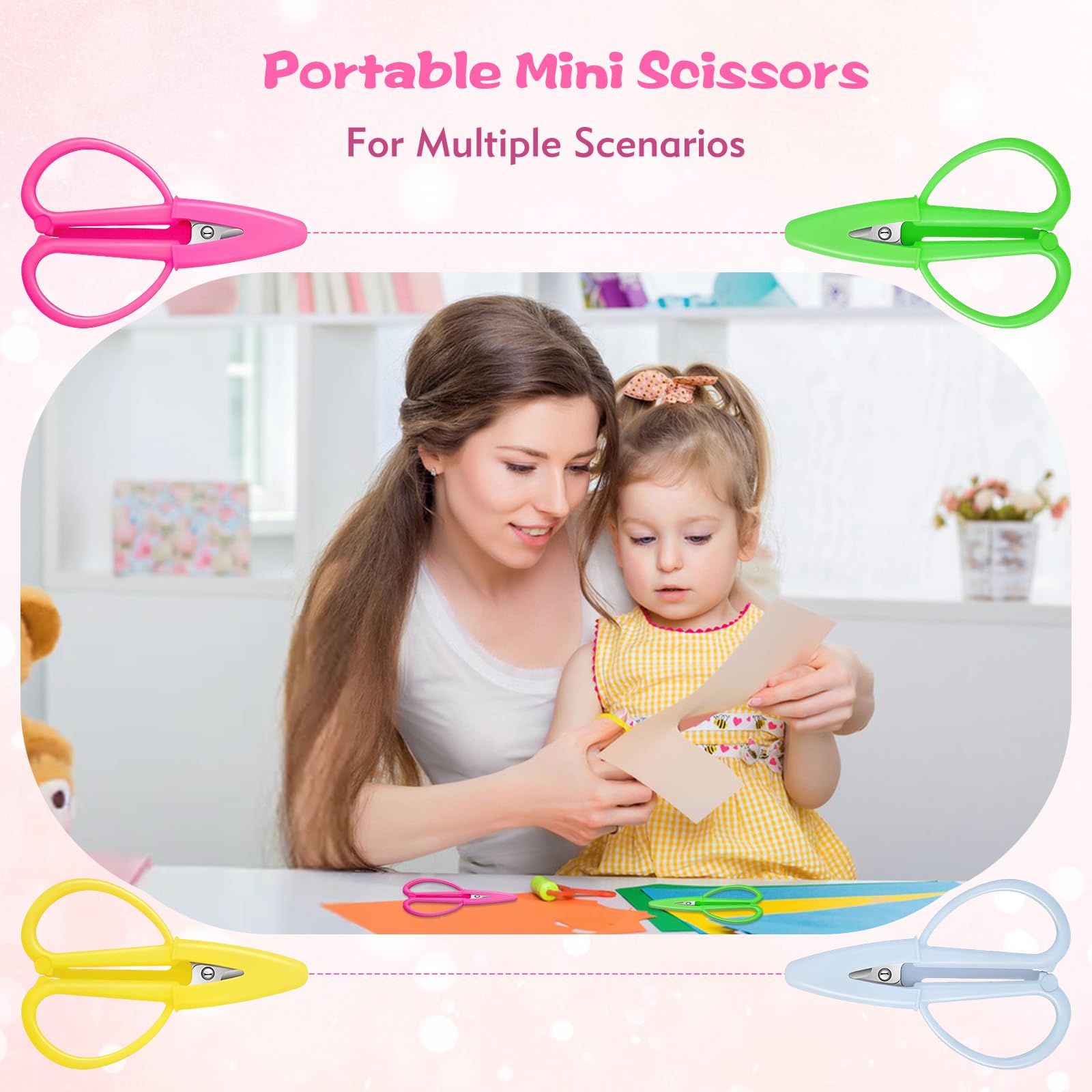 FLATRI precision mini scissors highlighting sharp blades for precise cuts