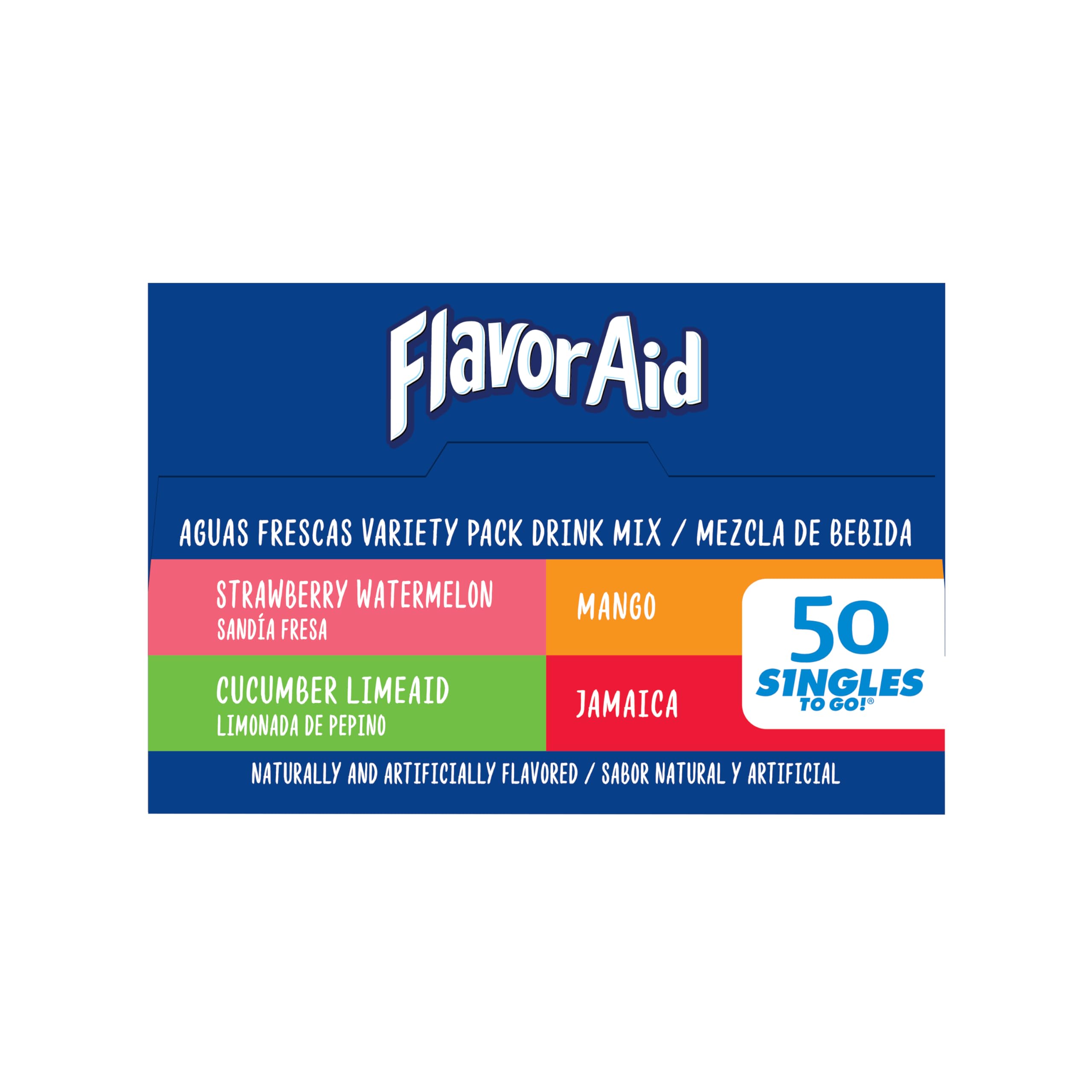 Flavor Aid glass showing prepared agua fresca using Flavor Aid sticks.