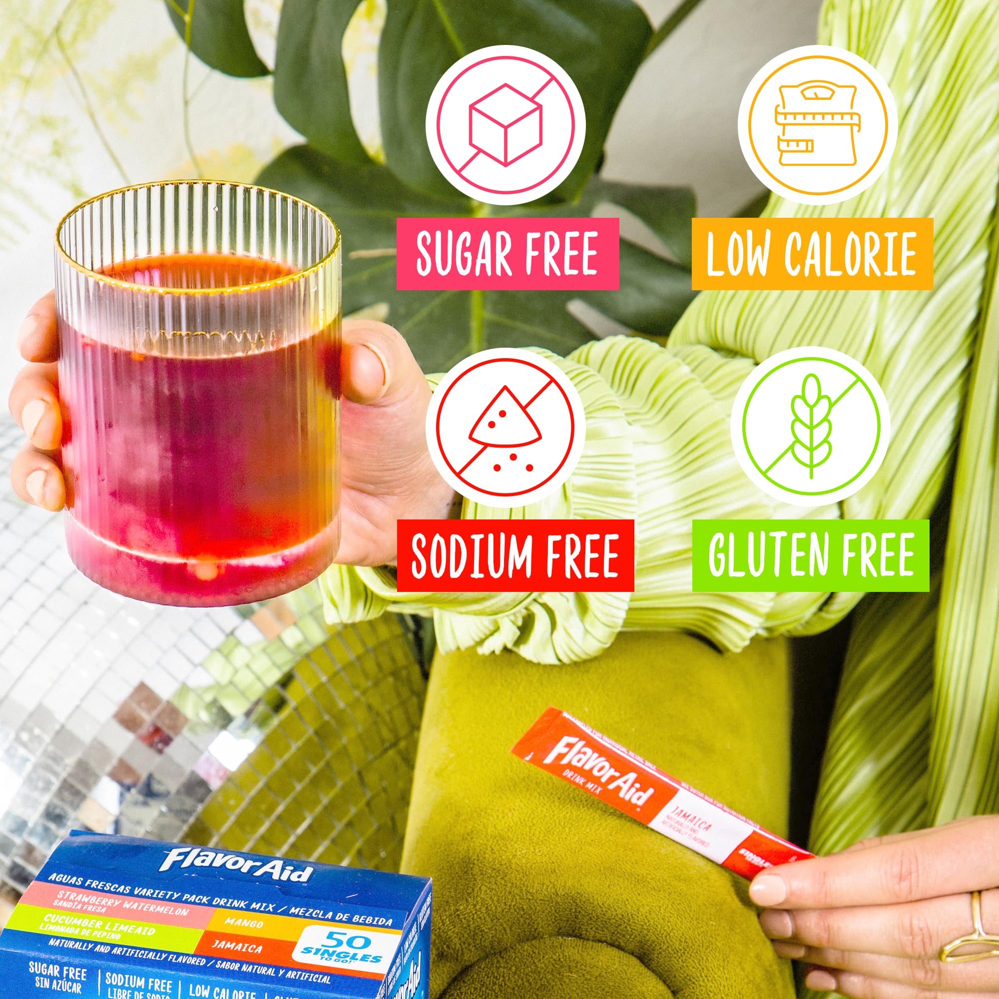 Flavor Aid Mango stick offering tropical flavor in a single serving.