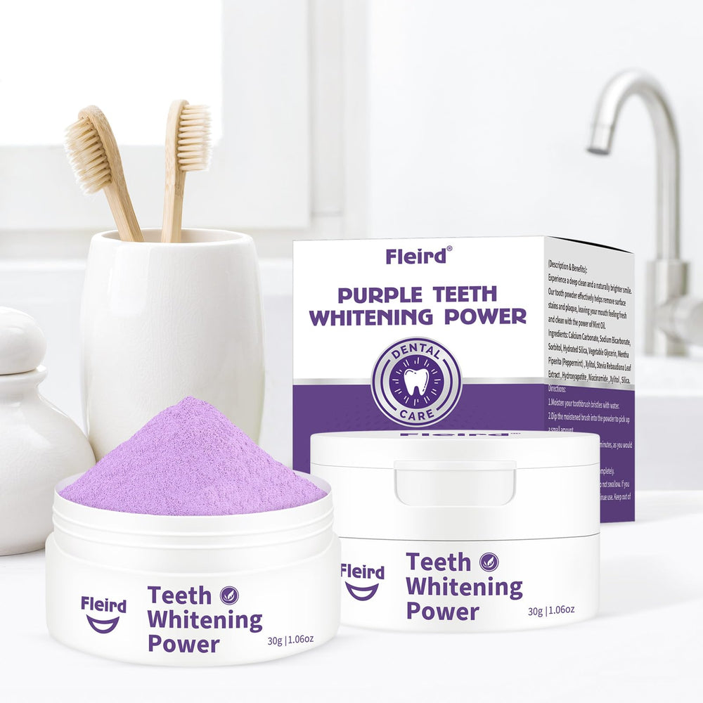 Fleird Enamel care supports a brighter smile after brushing.