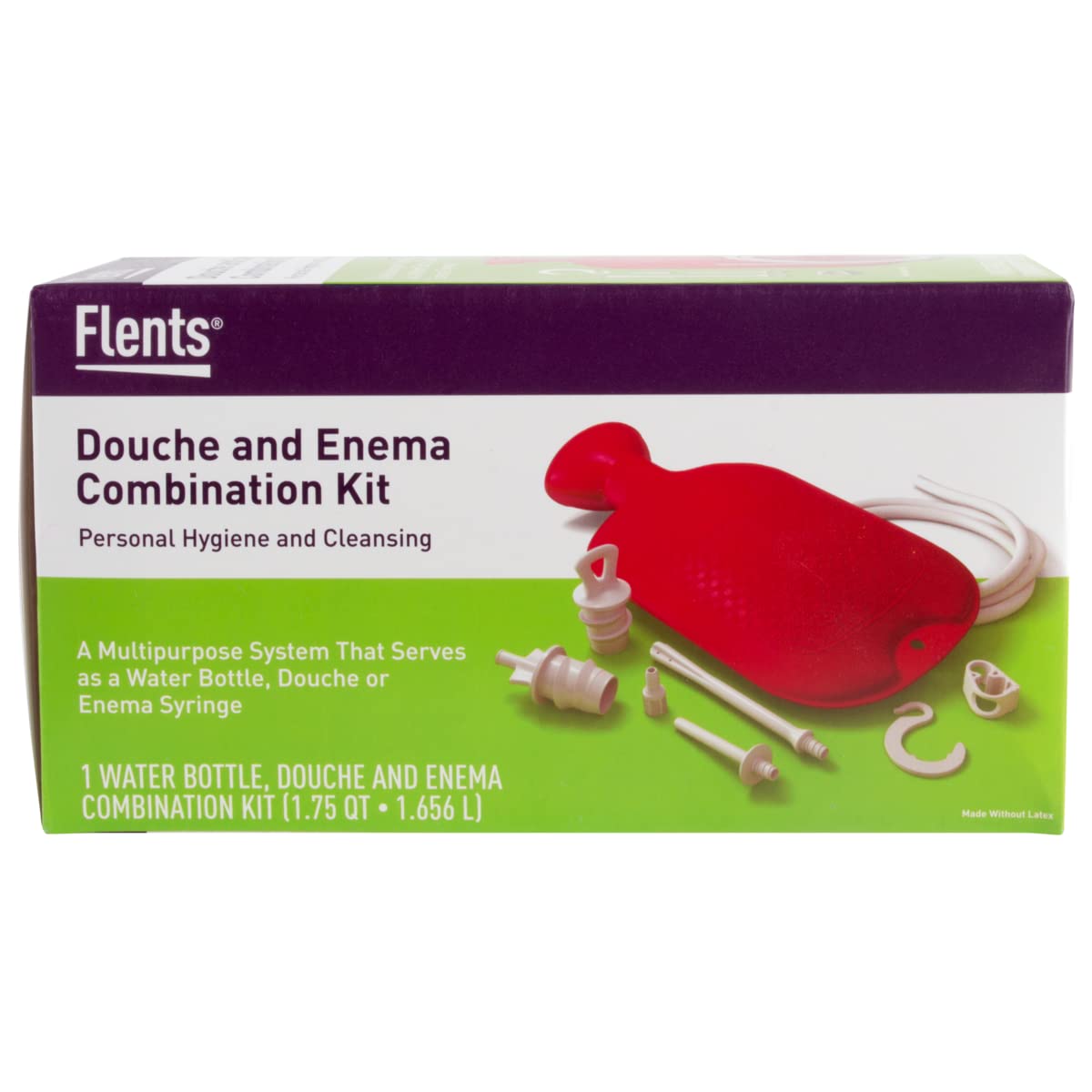 Flents Douche Enema Kit easy to clean and reuse