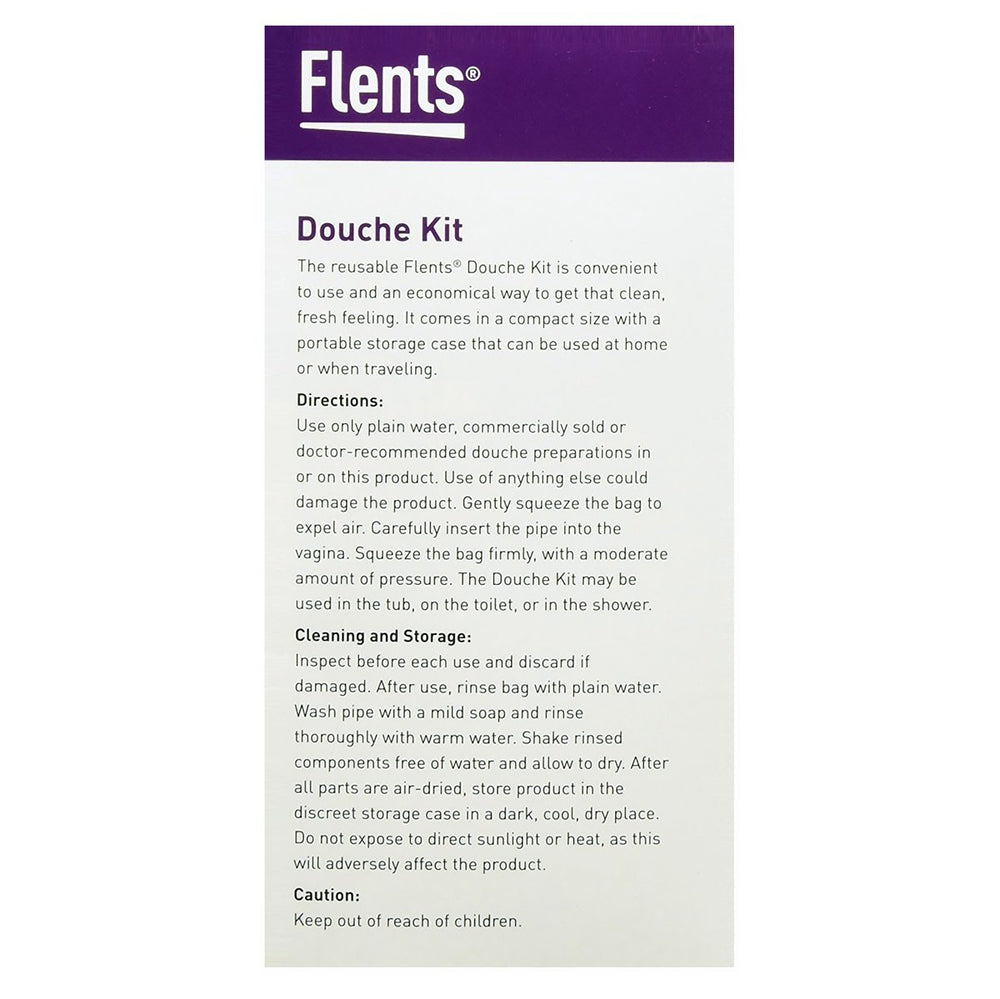 Flents Douche Kit BPA-free materials for safe reuse