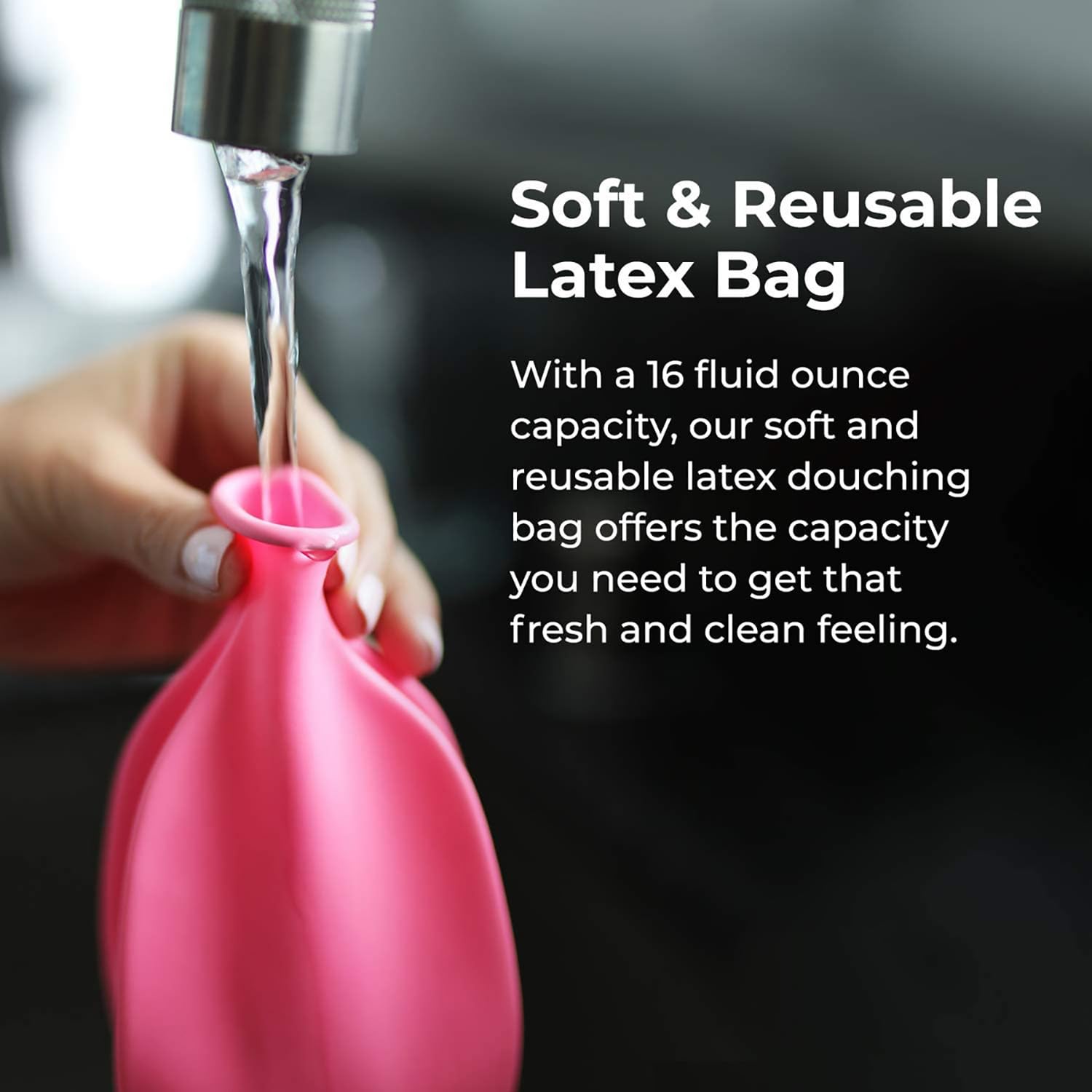 Flents Douche Kit ergonomic bottle for easy handling