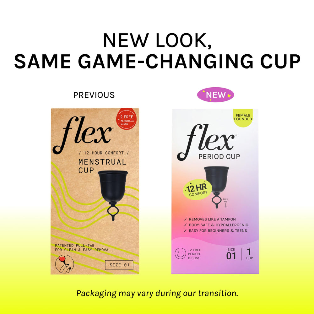 Flex Cup silicone cup close-up showing body-safe material for comfort.