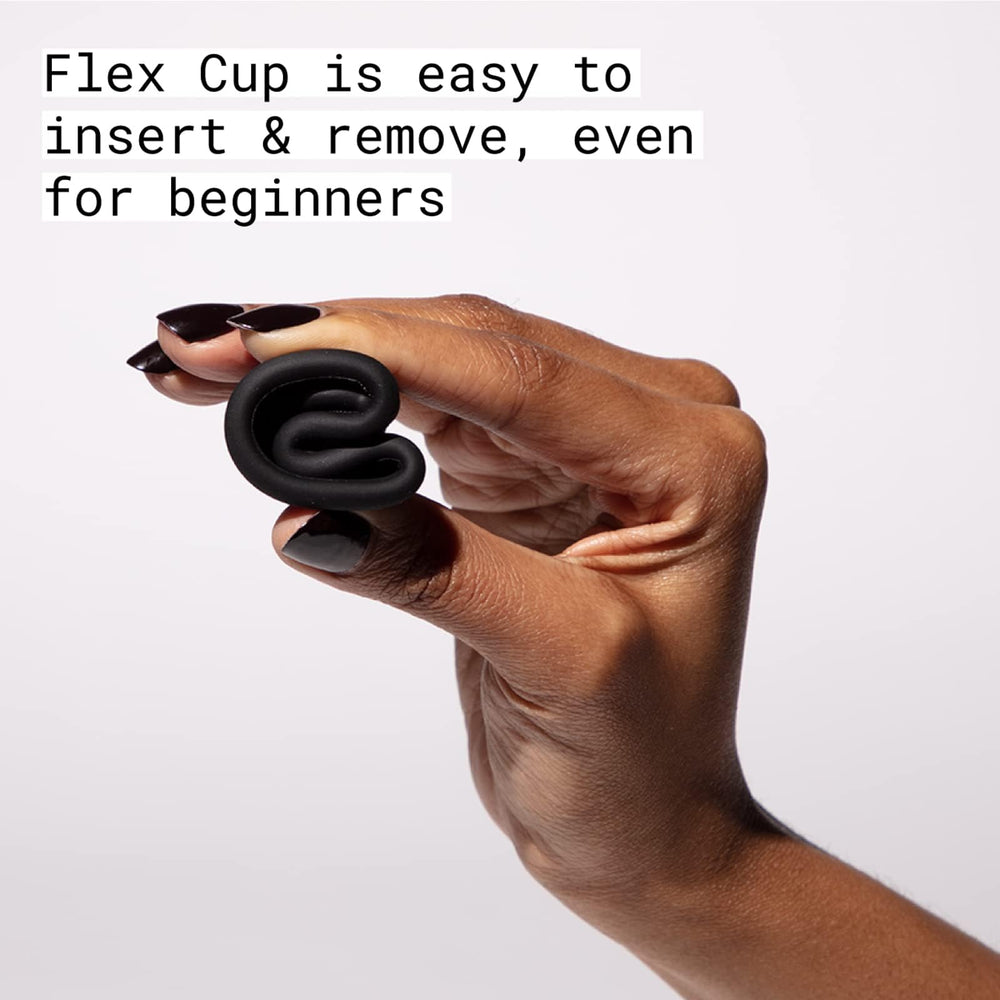 Flex silicone material emphasizes body-safe construction.