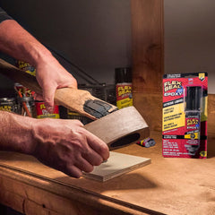 Flex Seal Epoxy Extreme Liquid waterproof plumbing joint seal in action.
