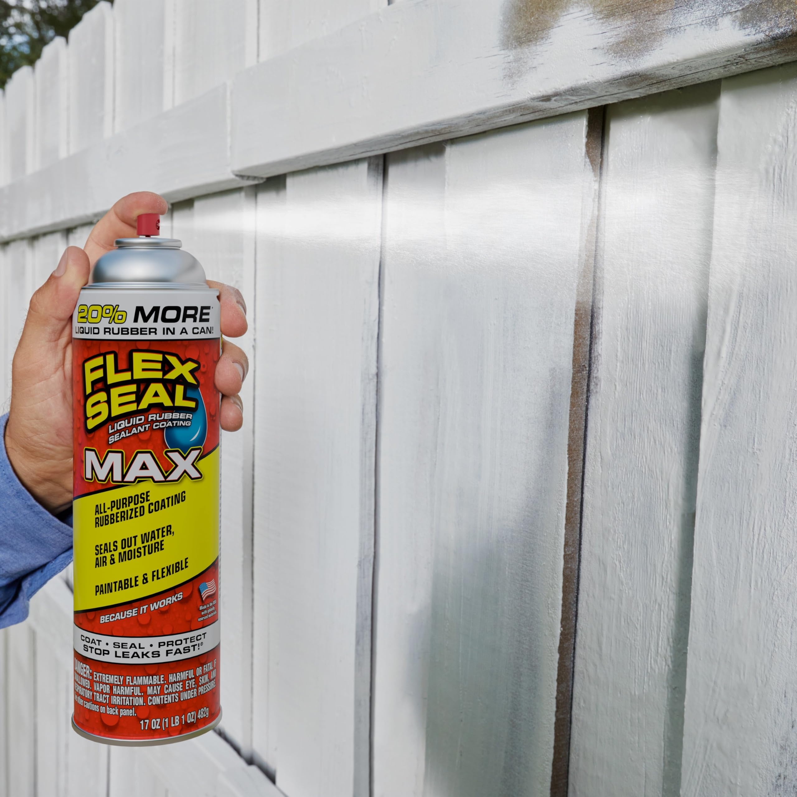 Flex Seal MAX on roof seams performs in heat without sag.