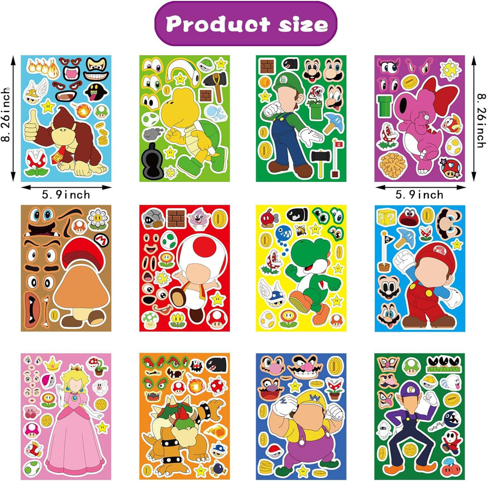 FlgarGO Mario party favors ideal for birthdays, game prizes, and goody bags