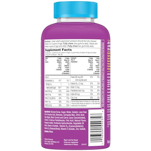 Flintstones Complete Gummies natural flavors promote tasty daily nutrition.