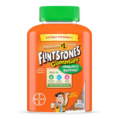Flintstones Gummies Immunity bottle front for kid-friendly daily nutrition