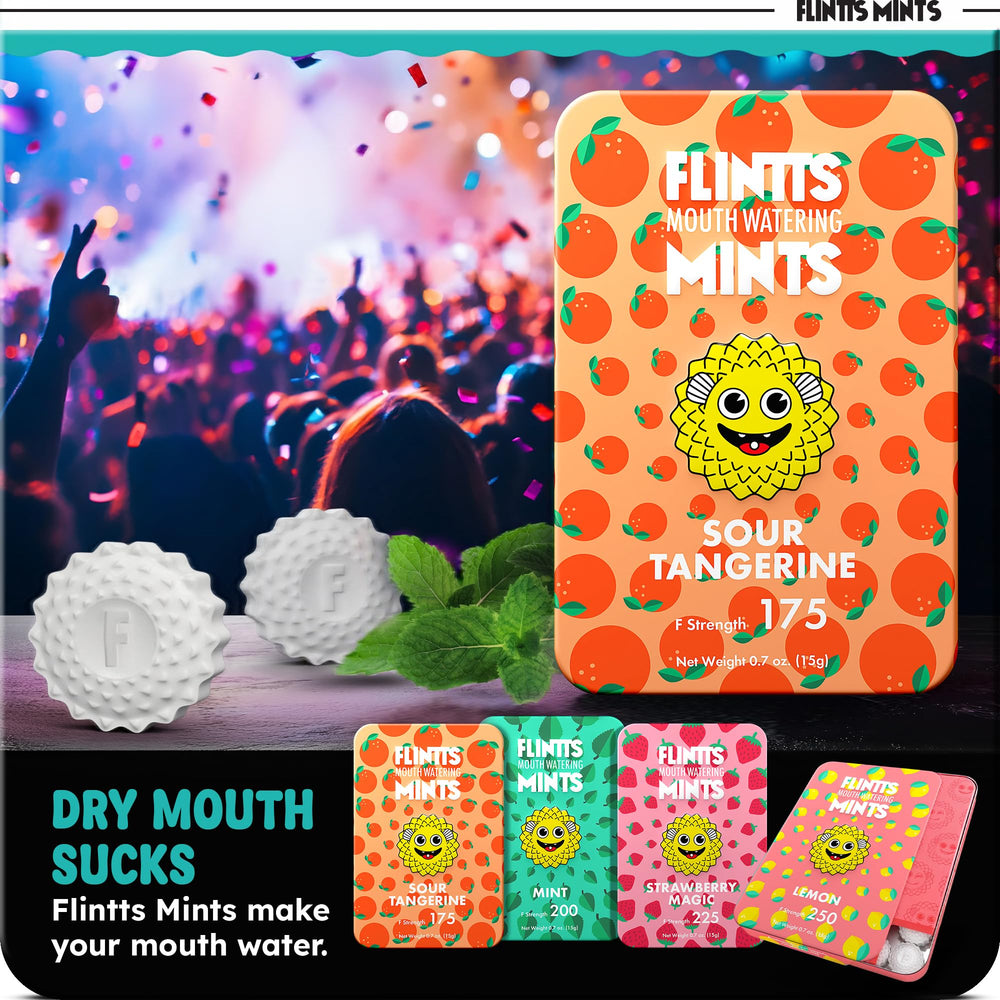 Flintts Mints after coffee use restore moisture and brighten breath.