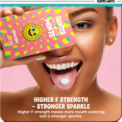 Flintts Mints nine-flavor variety keeps mouth fresh throughout the day.
