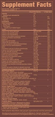 Flip My Life Flip 7 Chocolate tub closeup highlights 85 nutrients and 20 g protein per serving.