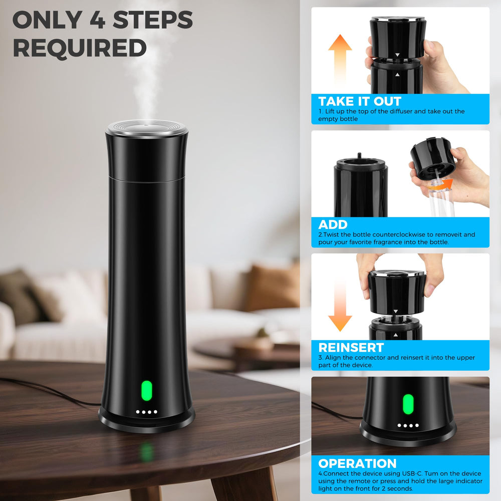 FLLUK hotel lobby setup showcases premium ambiance with the diffuser.