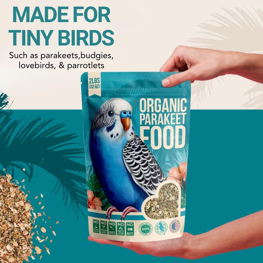 Flocksentials label highlights 10% of net profits donated to a local bird sanctuary.