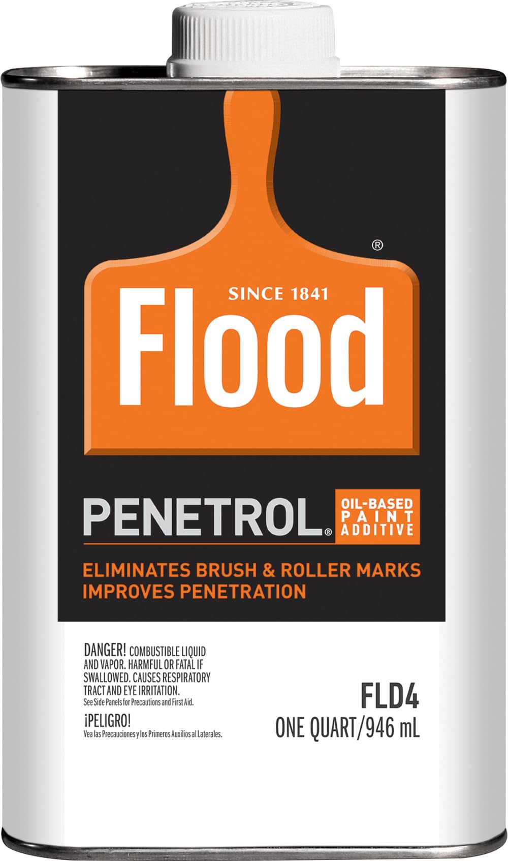 Flood Penetrol bottle demonstrates easy penetration and adhesion for coatings