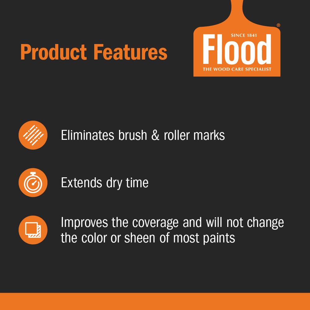 Flood Penetrol brush application reduces brush marks and promotes even coverage