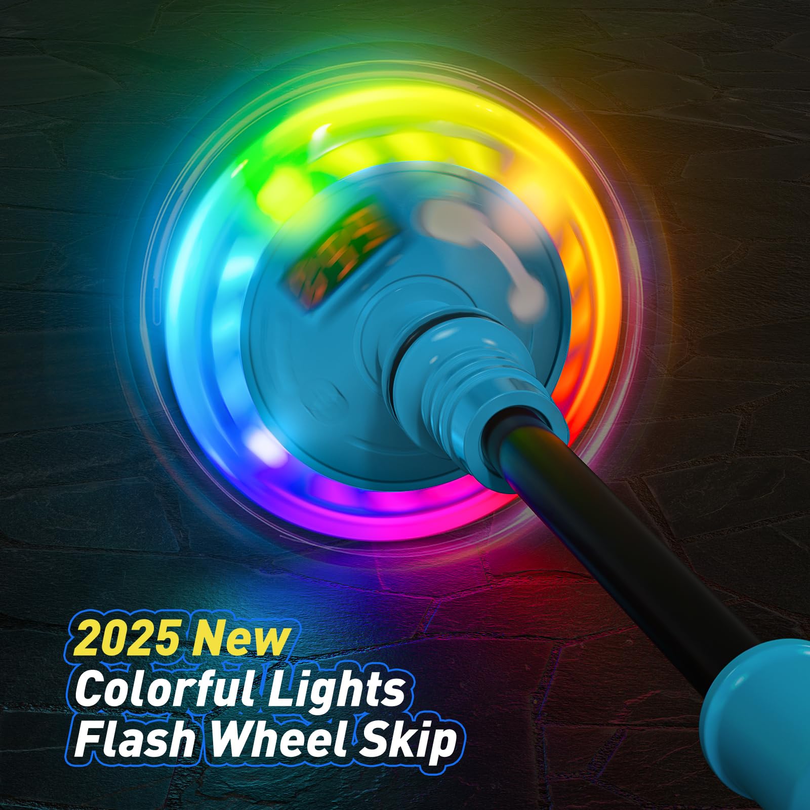 Flooyes skip ball rechargeable with USB power for convenient on the go.
