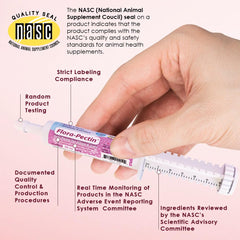 FLORA-PECTIN dosing applicator demonstrates simple administration for dogs and cats