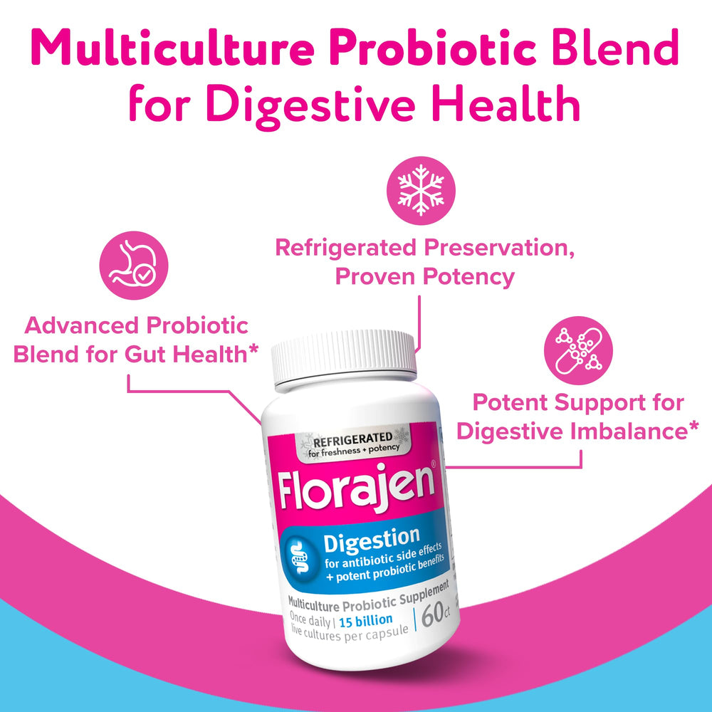 Capsules closeup highlights live cultures designed to survive stomach acid.