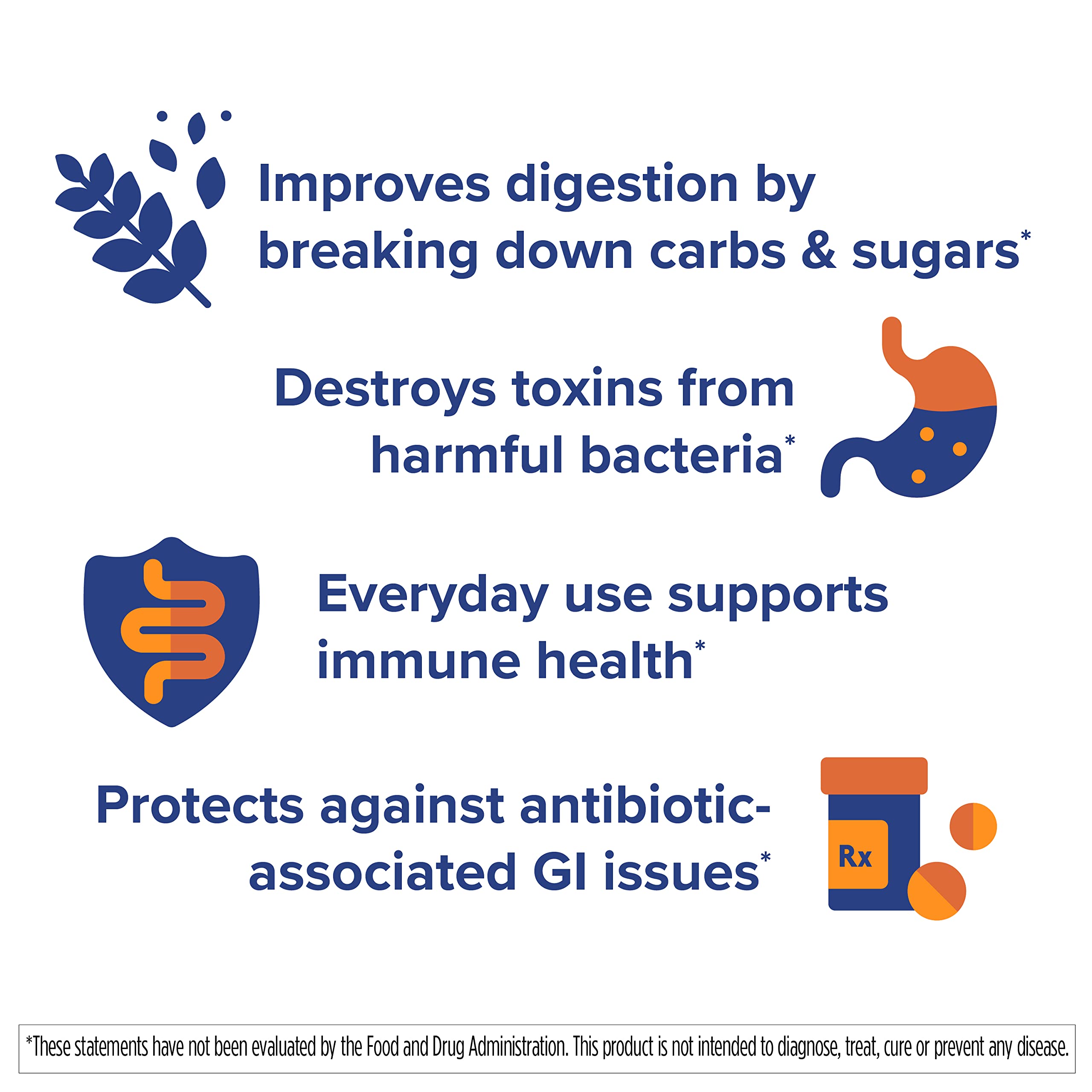 Florastor Select Immunity Boost with a glass of water ready for daily use.