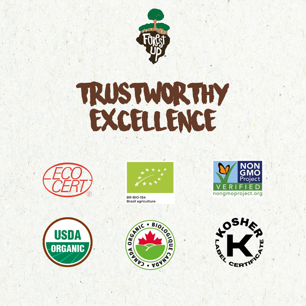 Floresta em Pé Brazil Nuts sustainable harvest icon conveys community support.