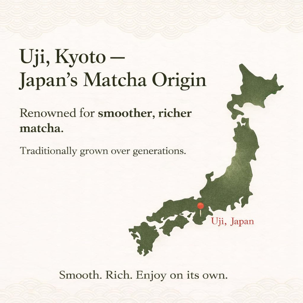 Florvay ceremonial-grade matcha powder provides a smooth, balanced cup with minimal bitterness.