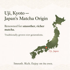 Florvay ceremonial-grade matcha powder provides a smooth, balanced cup with minimal bitterness.